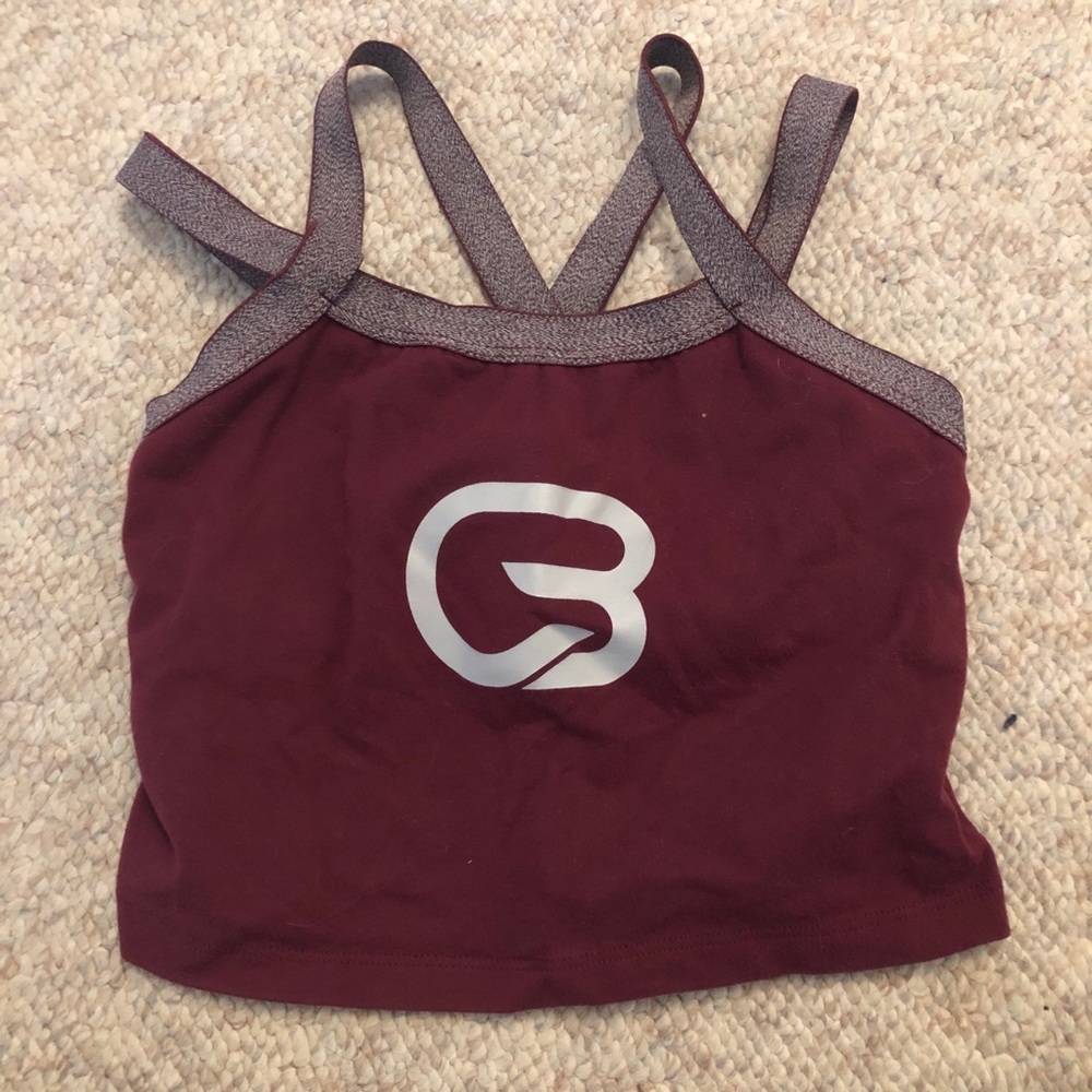 Cyclebar Cropped Top inside bra